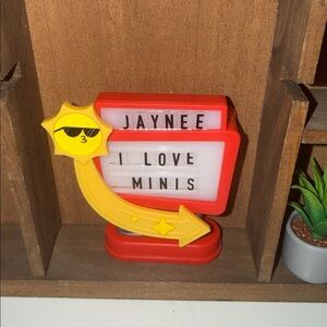 Miniverse Make It Mini Spaces SUNNY MARQUEE LIGHT Rare DIY Capsule unopened